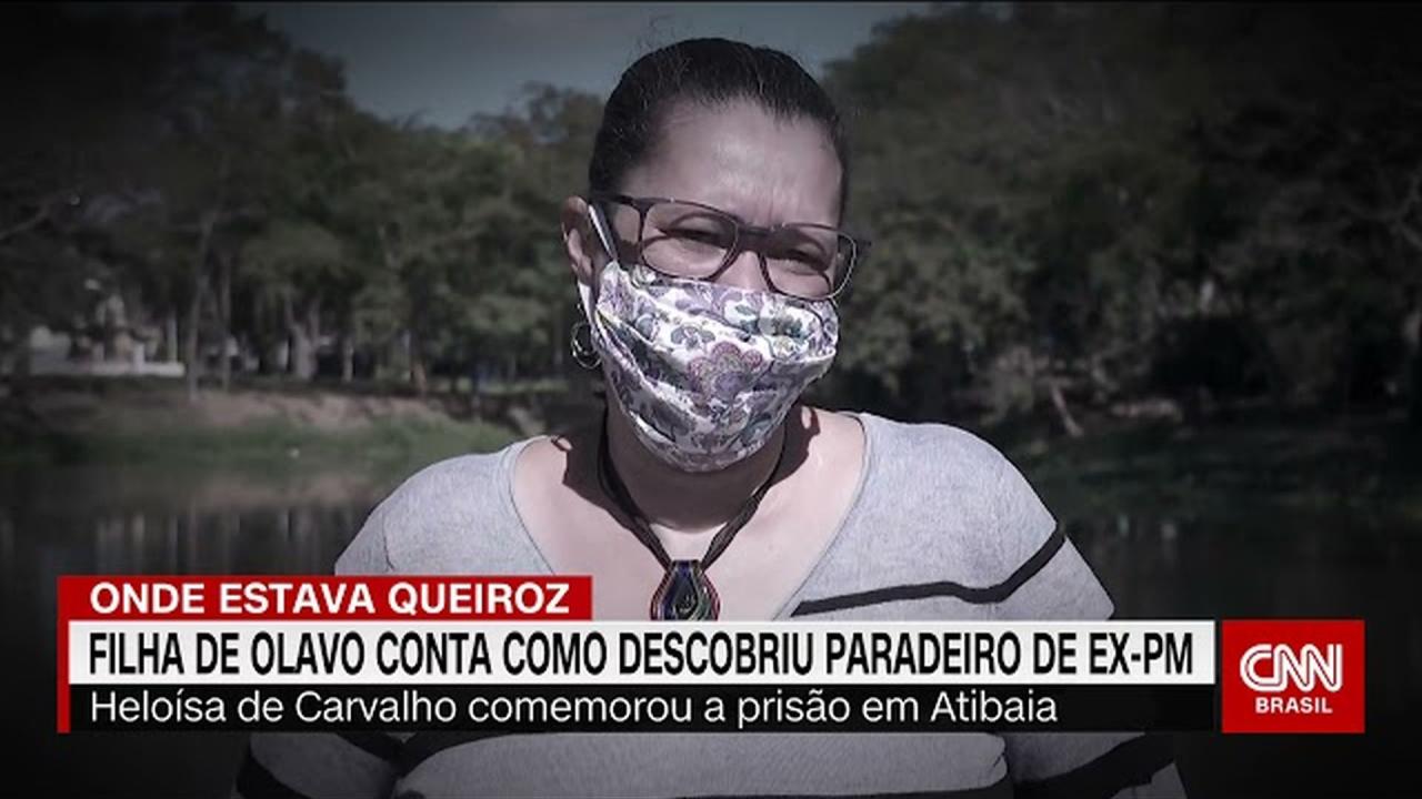 Heloisa de Carvalho conta como sabia a localização de Fabrício Queiroz em Atibaia