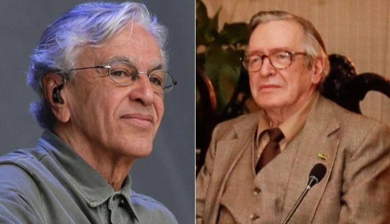 Caetano consegue penhorar receita da venda de livros com ajuda da filha de Olavo de Carvalho