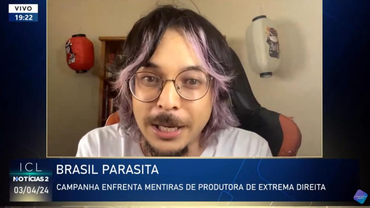ICL entrevista organização da Brasil Parasita, anti-Brasil Paralelo; veja programação