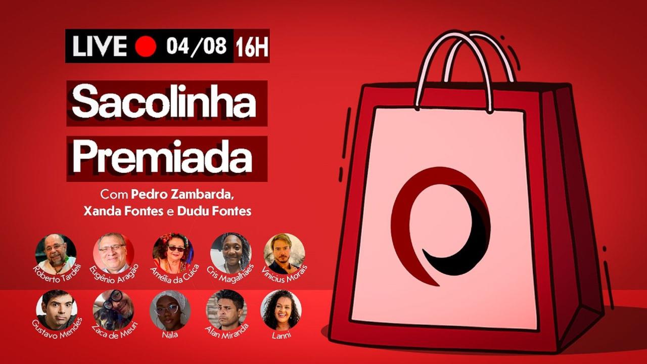 Folha Democrata faz Superlive da Sacolinha Premiada