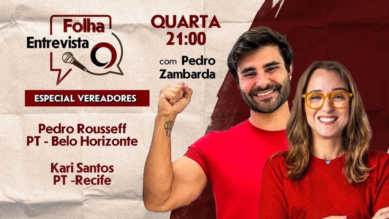 FOLHA ENTREVISTA ESPECIAL VEREADORES: KARI SANTOS E PEDRO ROUSSEFF