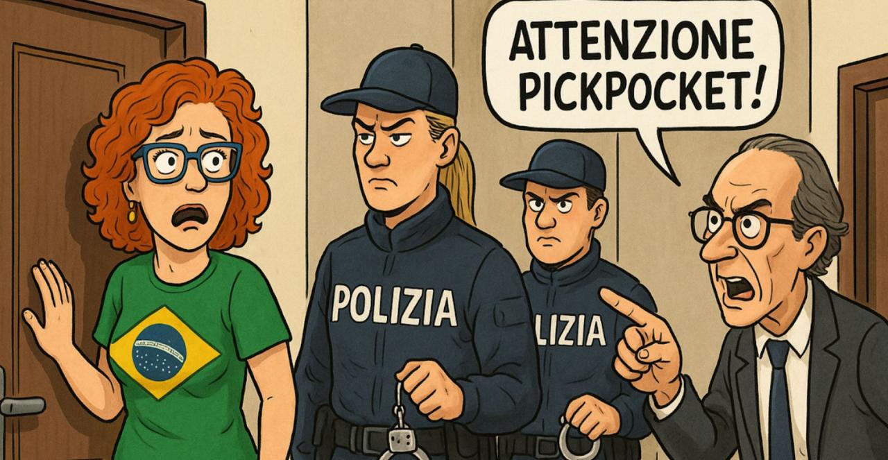 Attenzione pickpocket! Por Lia Sérgia Marcondes