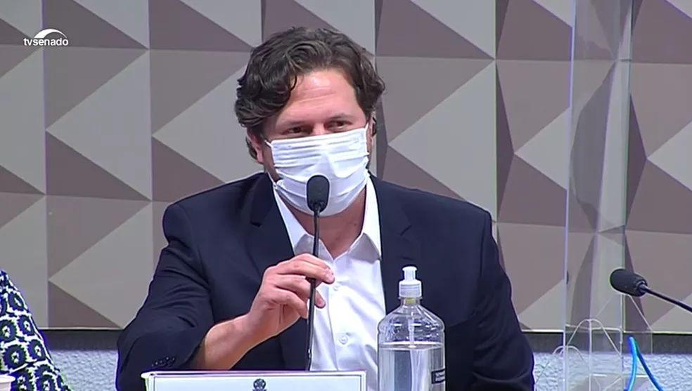 Danilo Trento na CPI da Covid