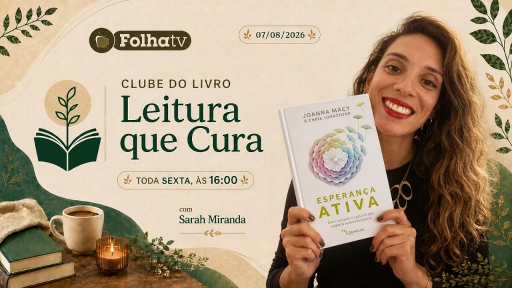 Sarah Miranda estreia programa Leitura que Cura, um Clube do Livro
